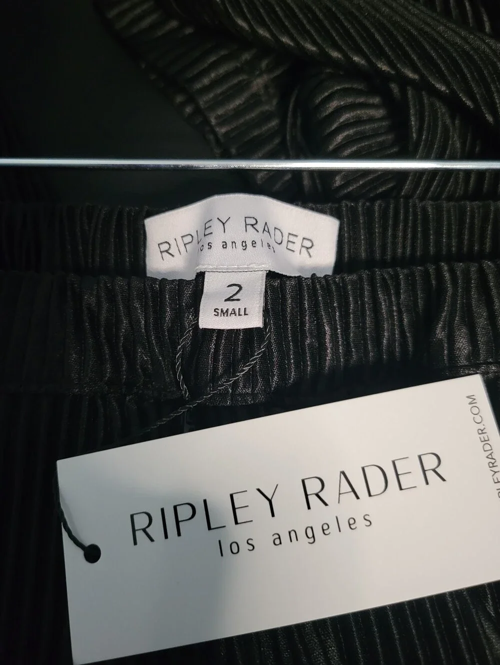 Ripley Rader Black Micropleat Longe Pants